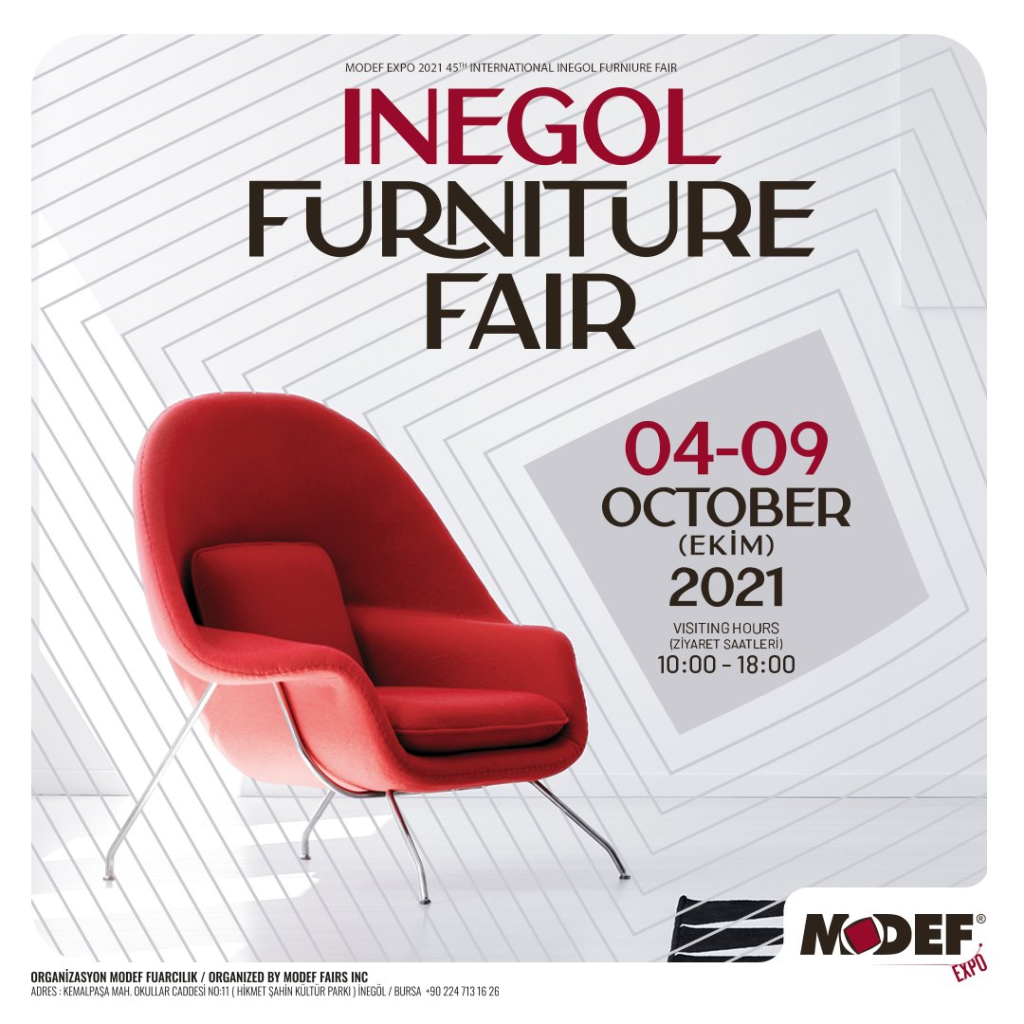 45. Modef Expo Uluslararası İnegöl Mobilya Fuarı