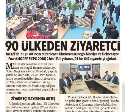 90 ÜLKEDEN ZİYARETÇİ !
