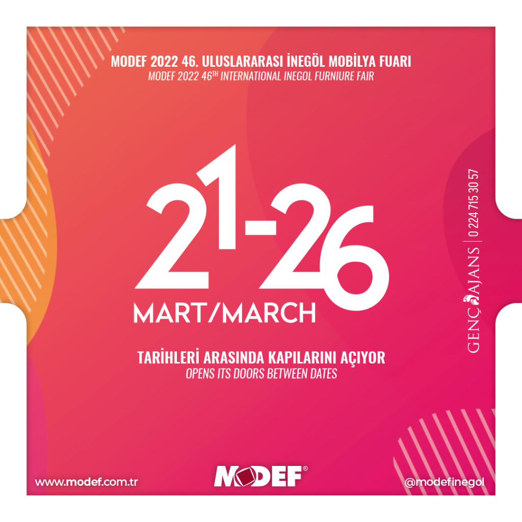 46. Modef Expo Uluslararası İnegöl Mobilya Fuarı